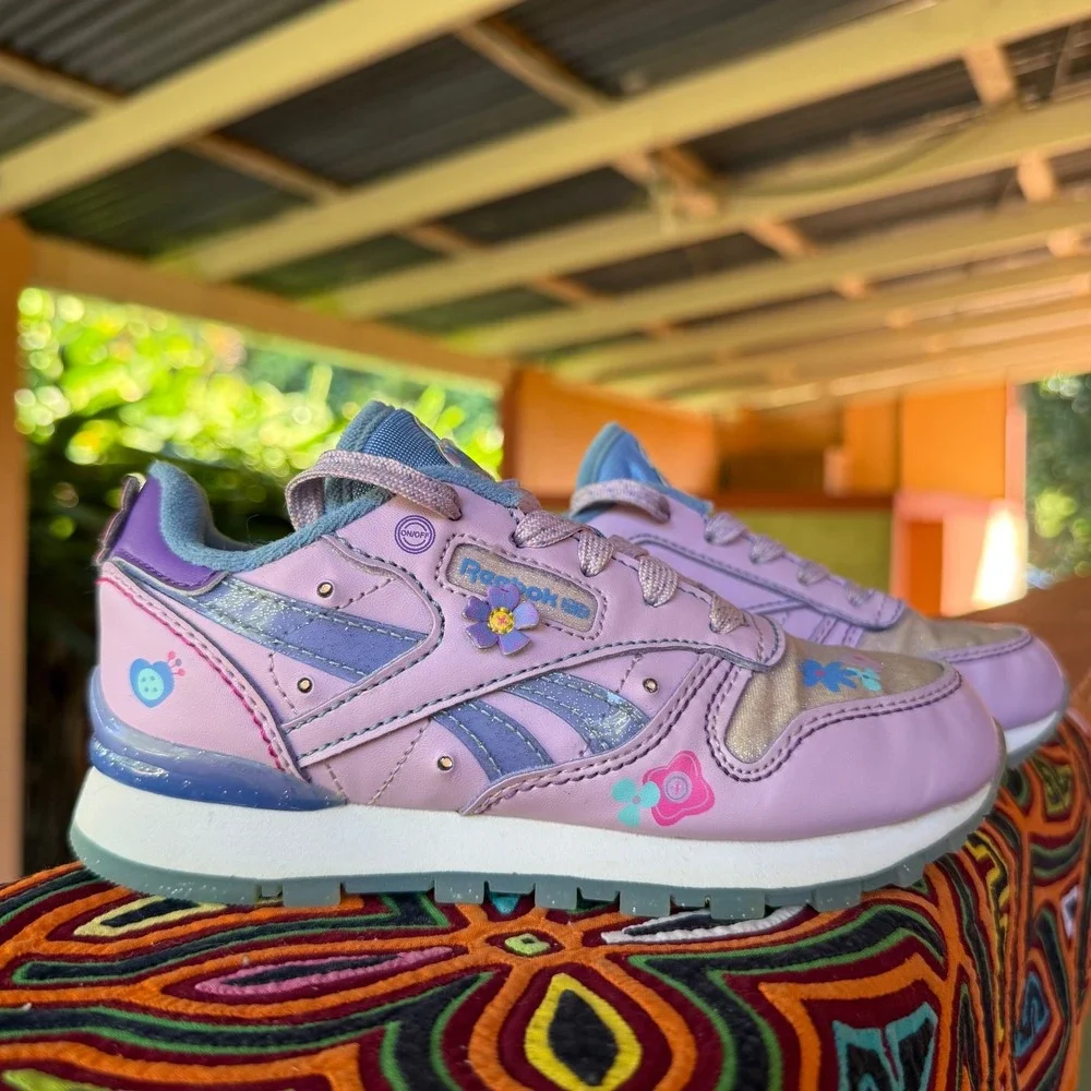 Reebok Classic Leather Step N Flash My Little Pony Light-Up Sneakers Size 12 - Picture 9 of 10
